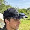 Breathable Sunhat with Solar Fan Sun Block Baseball Hat with Solar Fan USB Charging Fan Outdoor Sunhats Sunscreen Sunshade Hats