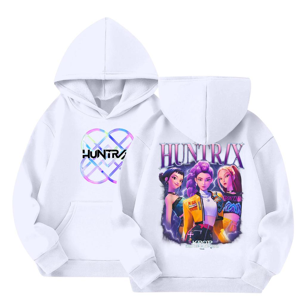 Dětská volná mikina s dlouhým rukávem a kapucí se stahovací šňůrkou a potiskem písmen