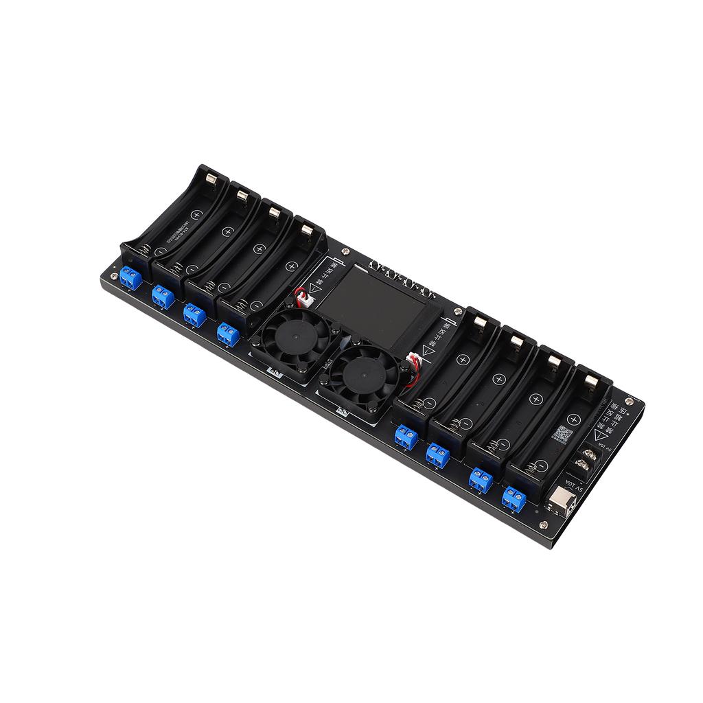 8 Channel 18650 Battery Tester 2.4inch TFT Display Battery Capacity Testing with Multi Mode Functionality Enhanced