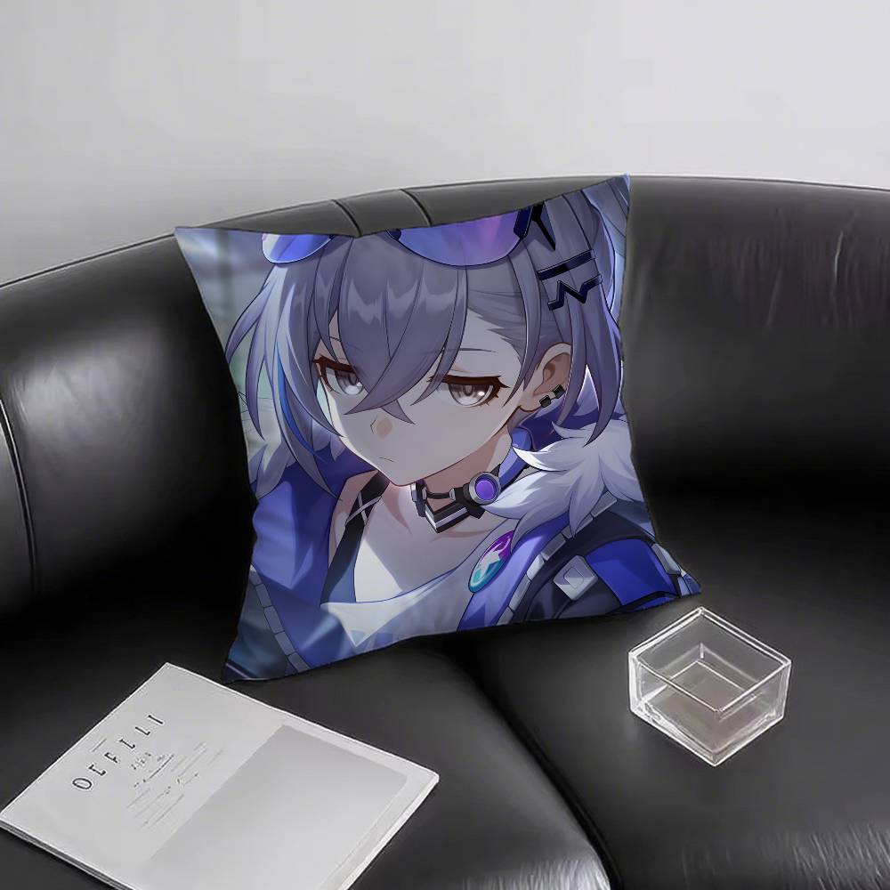 1pc Anime A-Arknights Pillow Case Fashion Square Pillowcase Bedroom Sofa Room Ins Decoration Leisure