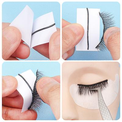 Selbstklebende Wimpernstreifen Klebeband Wasserdichter Wimpernkleber Streifen für Wimpernbüschel Für Selbstklebende Wimpern Pad Ersatz