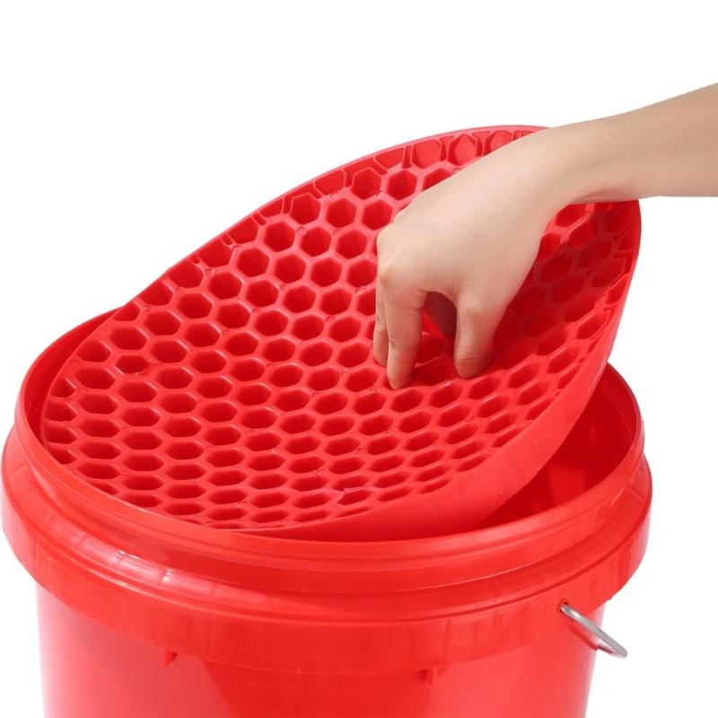 Bucket Insert Grit Trap Bucket Drain Stand for Car Washing with Open-Slot Construction for Wash Bucket Drying, Garage Storage