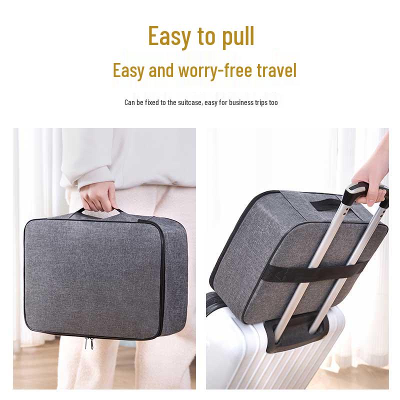 Multilayer Document Organizer Bag for Home: Household File, Birth Certificate Storage & Heavy Document Archive