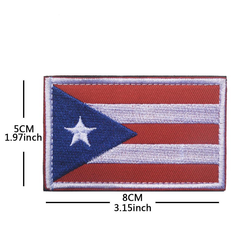 Toppa Bandiera Nord America: Messico, Portogallo, Argentina, Giamaica - Adesivo, Ricamo, Bracciale in Velcro