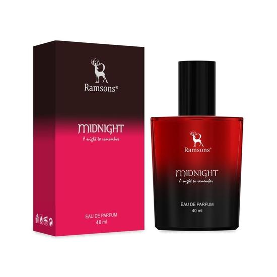 Ramsons - MIDNIGHT Eau De Parfum | 40 ML | Perfume For Men | TN - Lavender, Mint | MN - Cumin, Aniseed, Rose, Jasmine | BN - Oakmoss, Patchouli