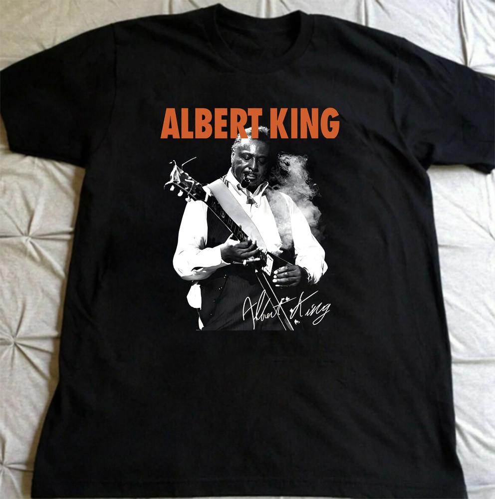 Футболка с принтом Альберта Кинга Мужская S-5XL Хлопок Короткий рукав Унисекс XXL