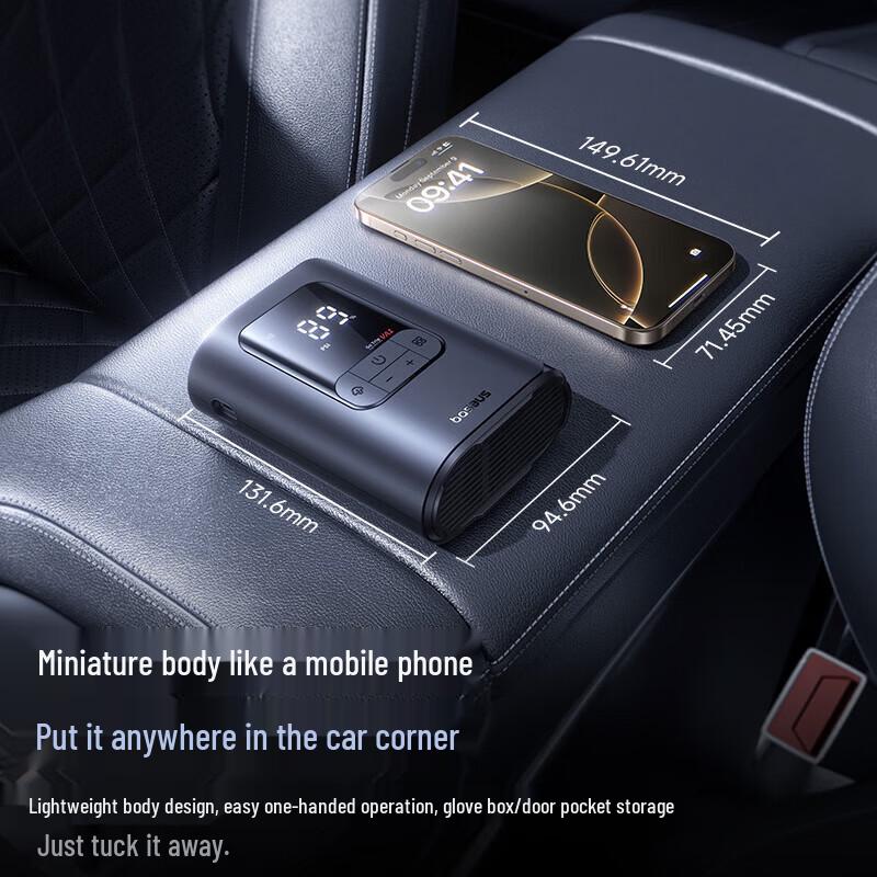 Baseus 22-Cylinder Portable Wireless Tire Inflator
