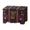 Fashionable European Handheld Sturdy Wood Suitcases Portable Storage Trunk Accessory for Trip and Home Organization Top Sale