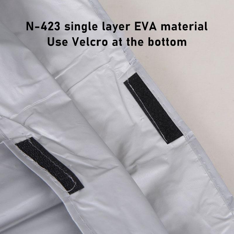 E-bike Rain Cover Battery Car Mountain Bike Motorbike Cover Sunscreen Car Coat Cover Four Seasons Universal White