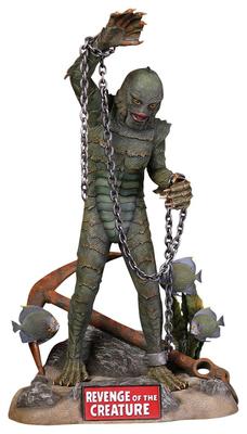 Revenge of the Scale Unpainted Plastic Model Kit X-Plus Half-Merman 1/8