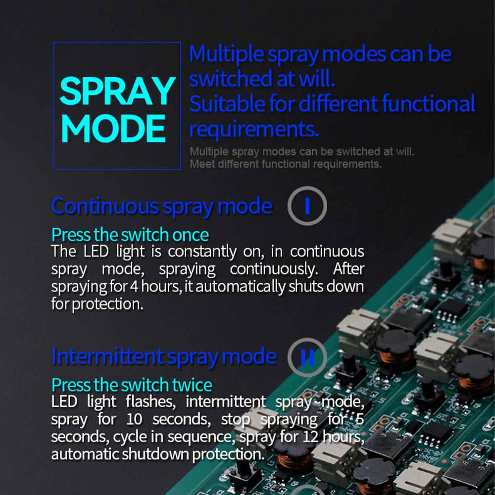 DC 5V Misting Module Humidifier DIY Kit Air Plant Humidifier Mist Driver Board Type-C Interface With Switch