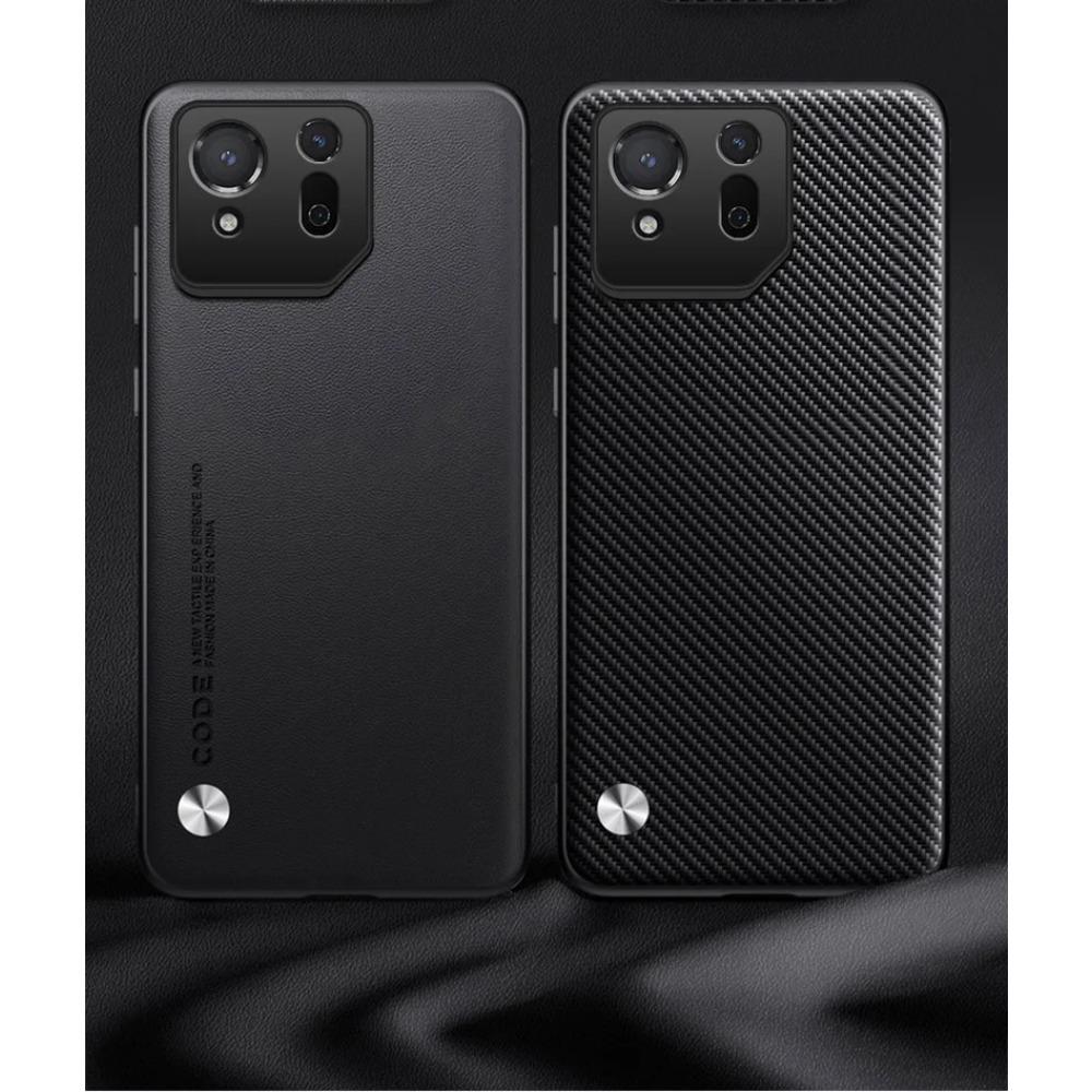 Luxury Genuine Leather Business Phone Case for Asus ROG Phone 8 Pro 8 7 Pro 7  6 5 3 Plain Skin Shockproof Cover for Full Protection Cover