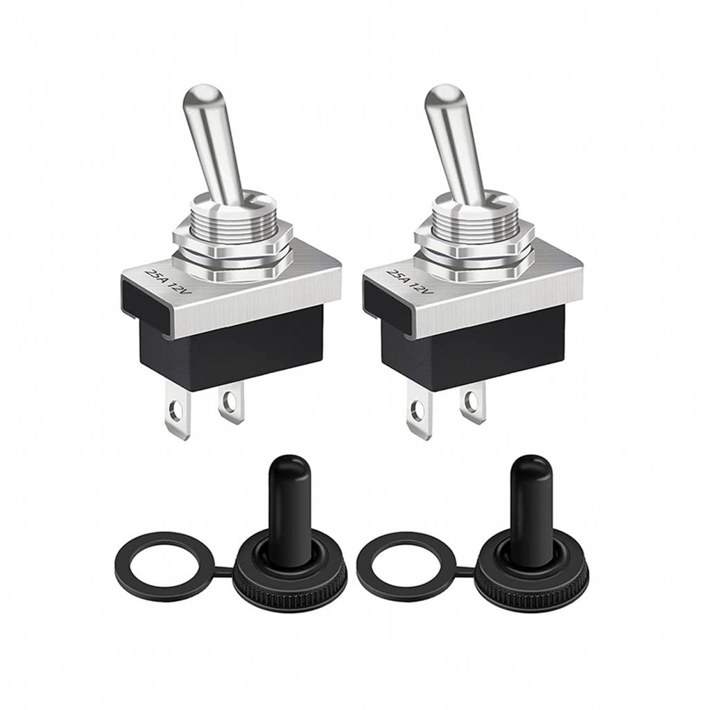 With Waterproof Cap Toggle Switch 2 Connector Button Type