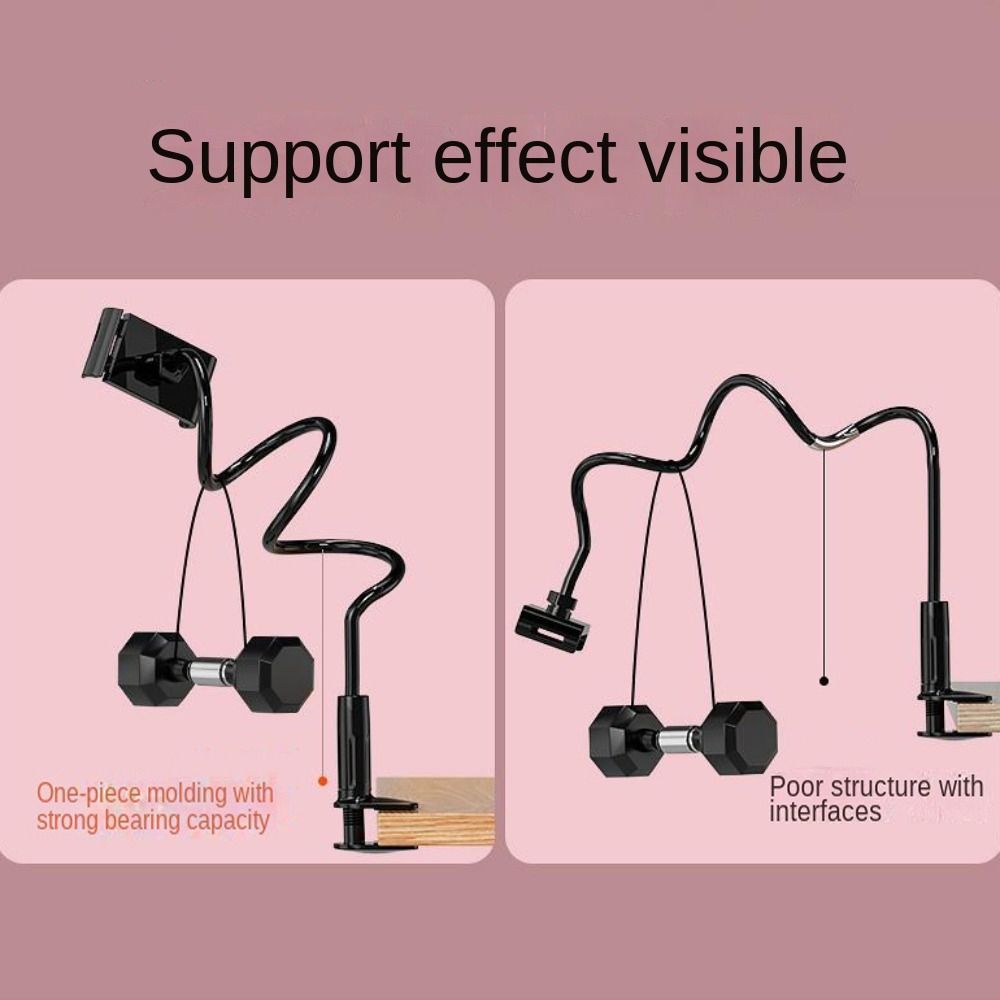 70/80/90/120cm Cell Phone Holder Flexible Bedside Clip Mount  Live Broadcast Support