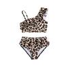Girls Color Block Bikini Set, Two-Piece Swimsuit for Kids