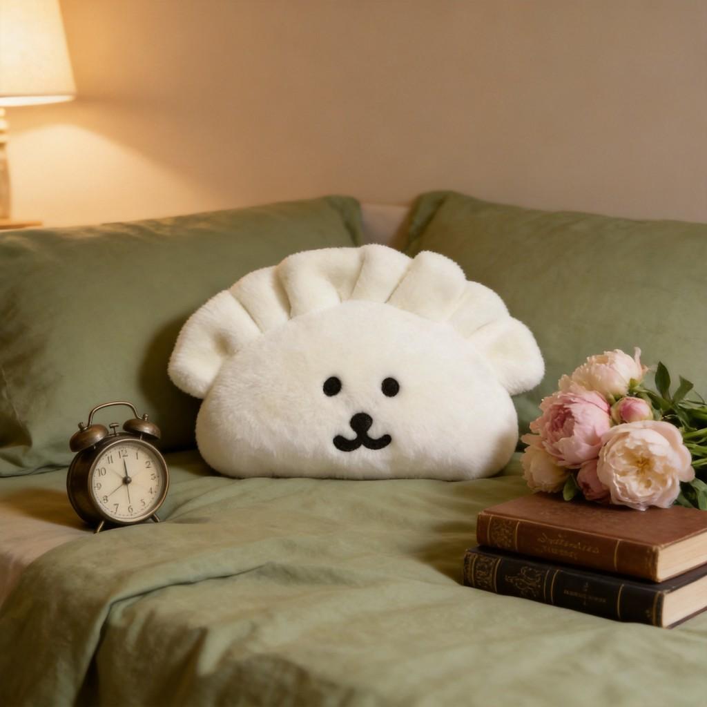 Selfdeprecating Bear Dumpling Plush Pillow For Girls Kids Gift Birthday Decor
