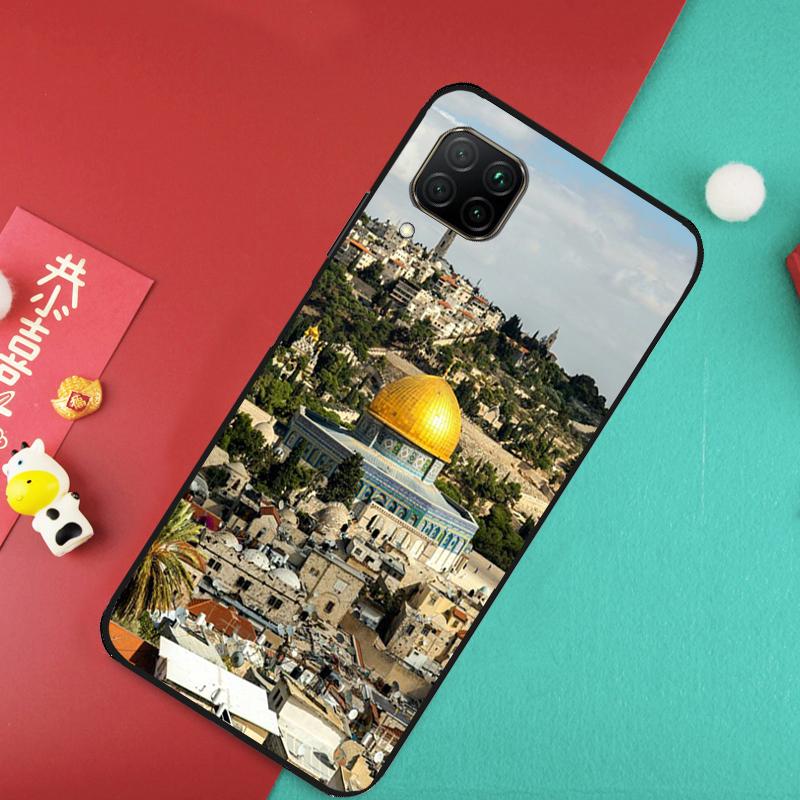 Jerusalem Dome of the Rock For Huawei Nova 12S 9 10 SE 7i 8i 11i 12i Y60 Y61 Y70 Y72 Y73 Y90 Y91 P20 P30 P40 Lite Case