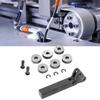 Double Wheel Structure Knurling Cutter Set 7 Pieces Knurling Tool Set  Metalworking Operations