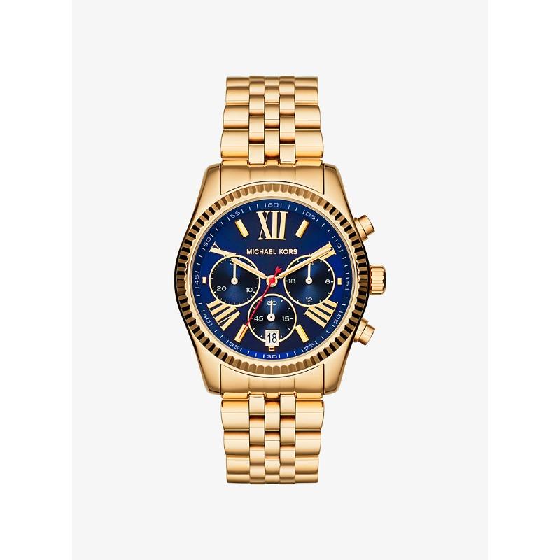 Женские часы Michael Kors Petite Lexington с золотистым покрытием MK6206 золотой