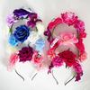Ghost Claw Halloween Headband Plastic Party Headpiece Rose Flower Crown  Halloween Party Cosplay