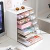 Multi-layer Transparent Acrylic Makeup & Stationery Organizer with Drawer Compartments