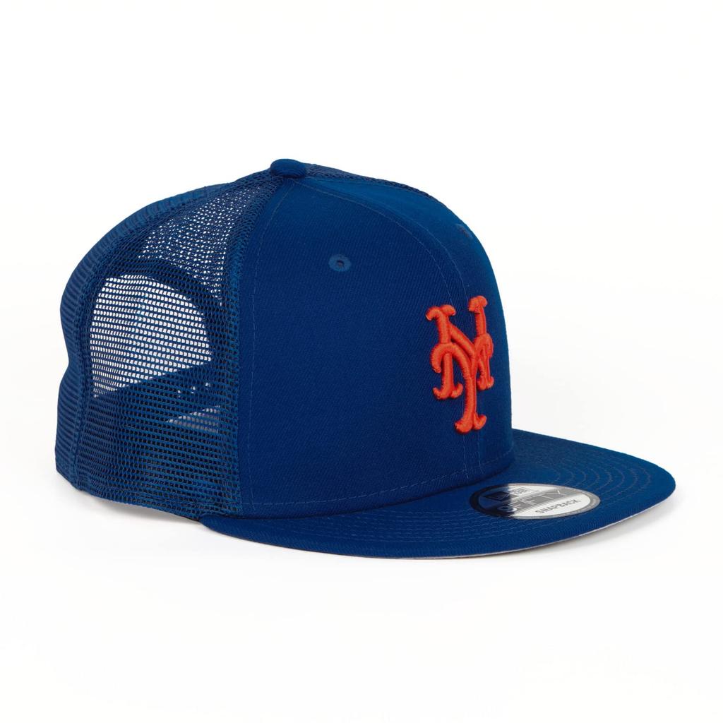 New Era MLB 9FIFTY Mesh Snapback New York Free Size Cap, Mets, Blue,