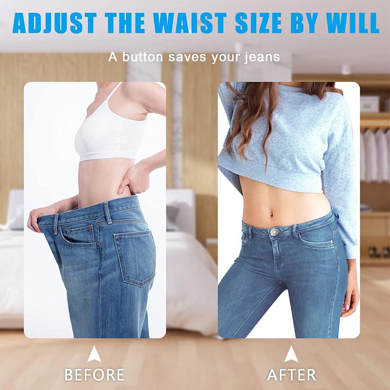 4/8/12Pcs Metal Detachable Jeans Buttons Snap Fastener Sewing-free Reduce Waist Pants Pins Buckles Clothing Garment Jeans Button