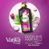 Dabur Vatika Cibulový šampon pro kontrolu vypadávání vlasů - 640 ml | Až 97% snížení vypadávání vlasů I s cibulí a Saw Palmetto | vitamín E
