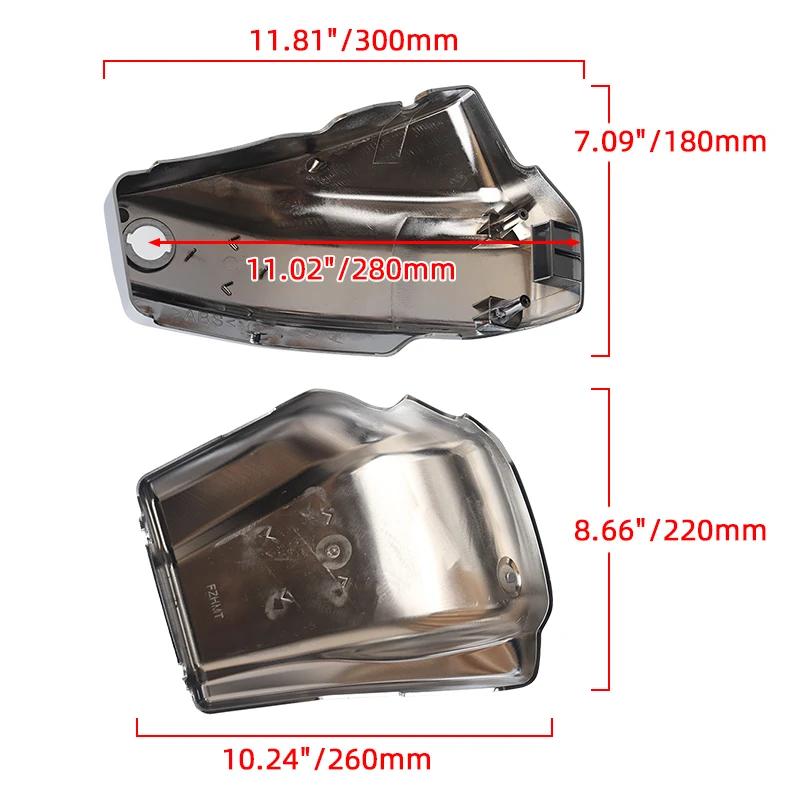 For Yamaha Dragstar V-Star XVS1100 Classic Custom 99-11 Motorcycle Chrome Battery Sdie Covers Left Right Fairing Guard Protector