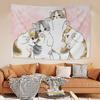 Funny Cat Mofusand Anime Tapestry Wall Hanging Decoration Household Wall Hanging Home Decor