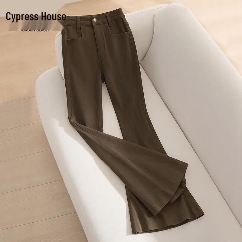 

Sibaishe Women s Slim Fit Washed Flare Jeans M