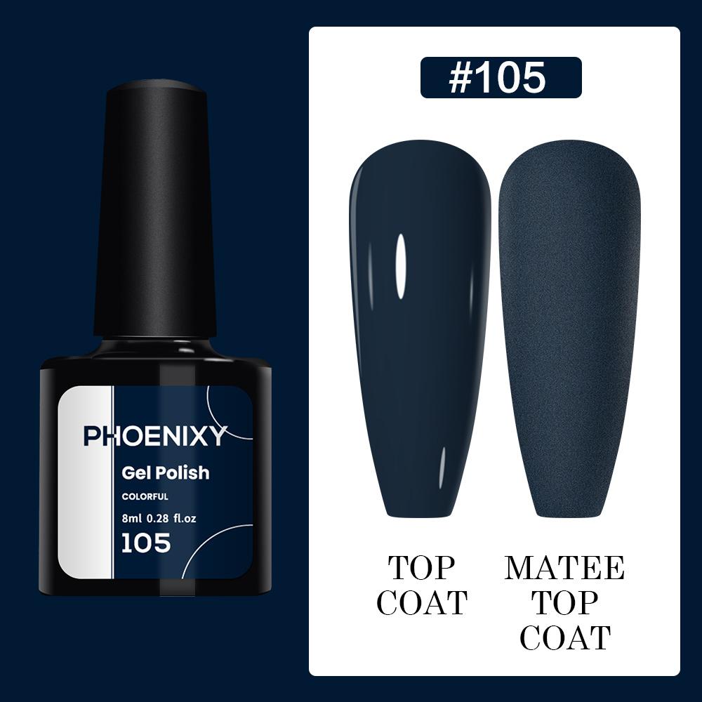 PHOENIXY 60 Colors UV Gel Nail Polish 8ML Gel Nail Polish Soak Off Glitter Gel Polish Gel Nail Varnish Nail Polish Gifts Set for Women Salon