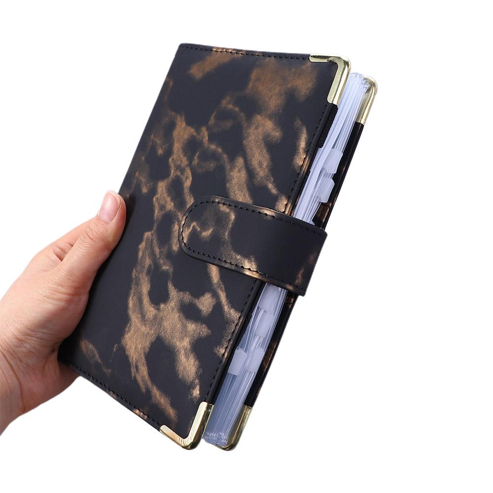 for Budgeting A6 Notebook 6 Ring Binder Marble Budget Binder Notebook Binder Marble Notebook