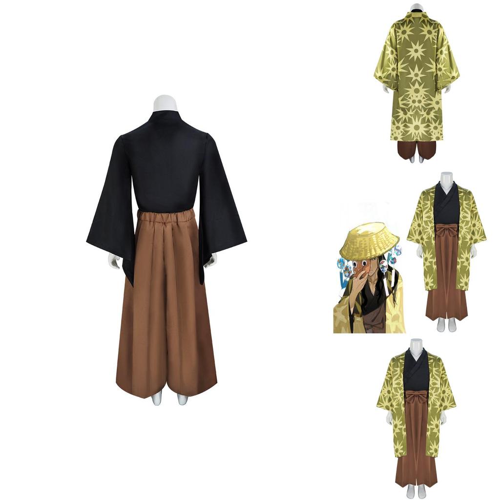 Demon Slayer Stahl Tetsuro Cosplay Kostüm mit Polyesterstoff für Anime Rollenspiel