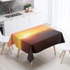 Beautiful Natural Scenery Printed Tablecloth Stain Resistant Waterproof Outdoor Camping  Kitchen Table Home Decor