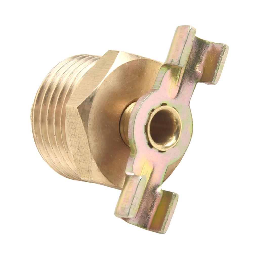 Air Tools Air Compressor Butterfly Shape Integrated 2 Points 13MM Drain Valve Screw Copper Home Tools Indoor 2025