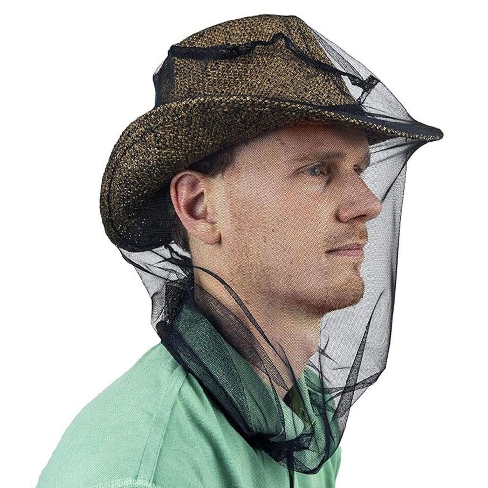 Breathable Mosquito Head Nets Mesh Anti-mosquito Cover Gardening Hat Hat Net Cover  Hiking