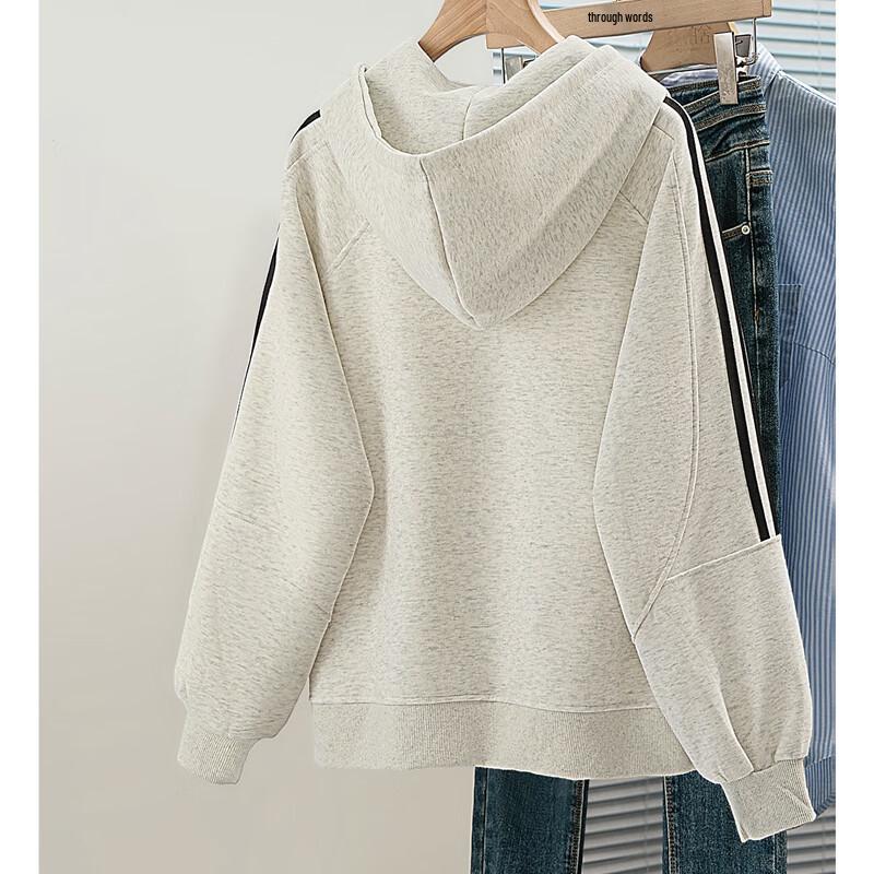 Silbaisha Women's 2025 Autumn Hooded Casual Jacket