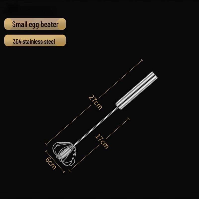 

Zhaoran Stainless Steel Semi-Automatic Egg Whisk Set