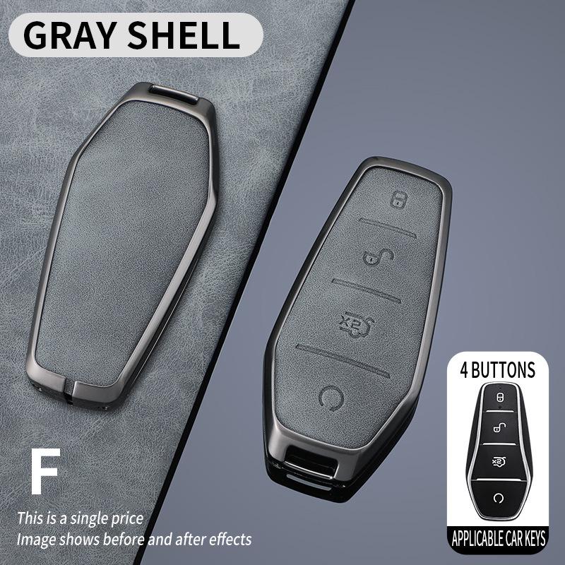 

Чехол для ключа автомобиля BYD Tang, Han DMI EV, Dolphin, Yuan Plus, Song Plus DMI и Qin PRO Set