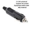 Auto 12/24V Replacement Car Cigarette Power Plug DC Adapter Charger