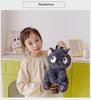 Black Cat Ragdoll Plush Bag - Cute Kitten Cartoon Gift for Children