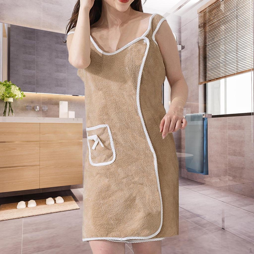 Ręcznik kąpielowy dla kobiet, Wrap prysznicowy, 135 X 80 cm, Szybkoschnący szlafrok na siłownię