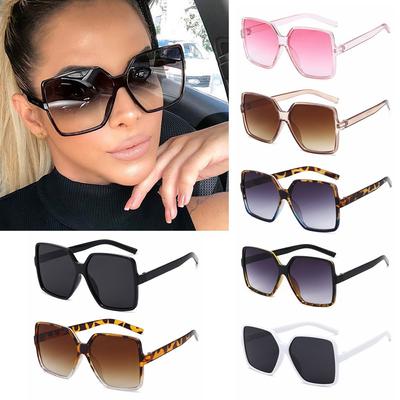 Women Men Eyewear Fashion Vintage Square Sun Glasses Fashion Shades Oversized Sunglasses UV Protection