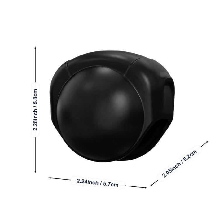 Matte Silicone Camera Lens Cover for X6 Action Camera with Molded Side Openings and Wipe-Clean Care After Commuting, Travel, Cycling, or Hiking