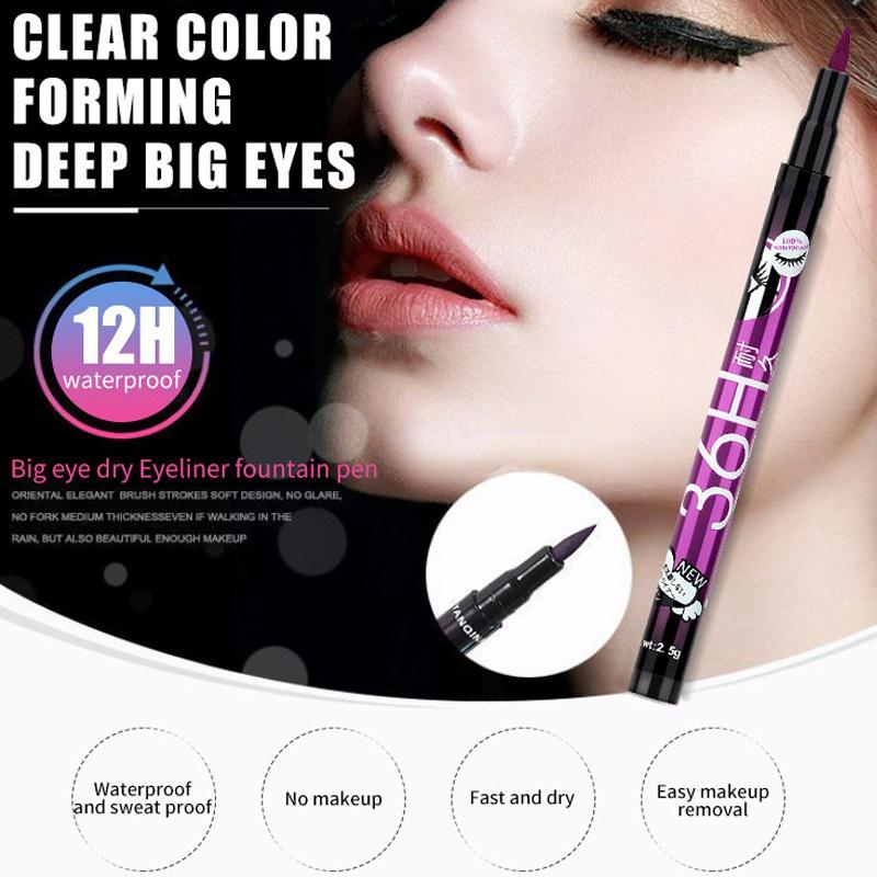 1 buc Machiaj pentru ochi Creion de ochi lichid rezistent la apă Creion de frumusețe rezistent la apă Creion de ochi lichid Cosmetice negre