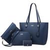 Women's Fashion Handbag Set 4 Pcs Vintage Elegant Tote Shoulder Crossbody Bag Large Capacity Purse