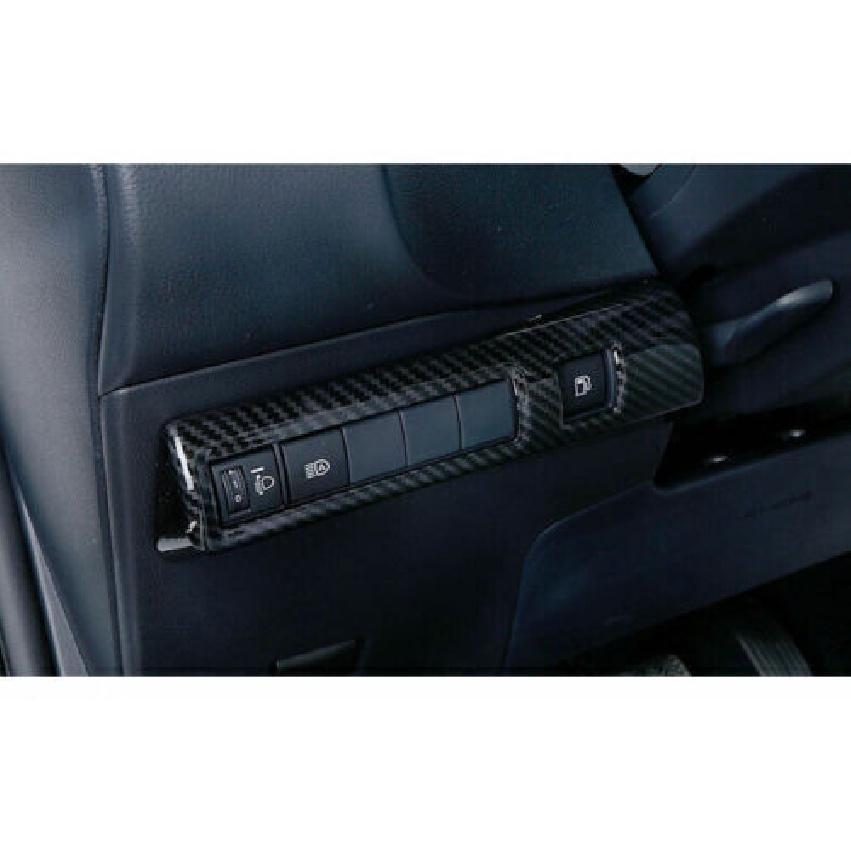 For Toyota Corolla Trim - Headlight Switch Control Frame Carbon Fiber