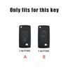 Car Sticker 2025 Hot Zinc Alloy Car Key Case Cover Shell Holder Protector For Peugeot 107 207 307 307S 308 407 607 807 3008 5008