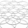 A Set Of 20 Pieces Of 2mm Silver Guitar String Bracelet ,Stackable Bracelet ,Women 'S Coil Jewelry Spiral Bracelet